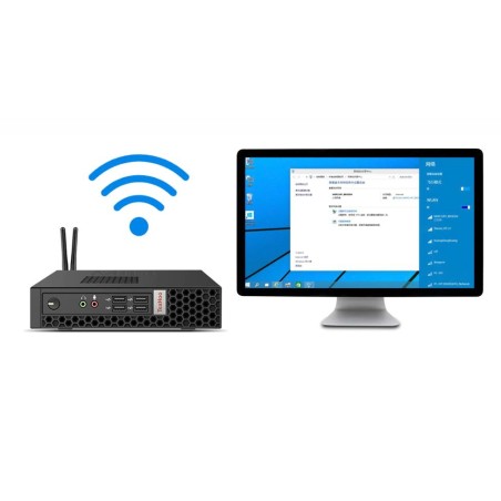 Mini PC Computer Intel Core i7 i5 12500H 10500H N5095 AMD Processor ITX Windows 11 Pro 10 Linux System Unit Office Wifi